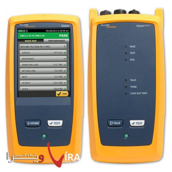 تستر کابل شبکه فلوک DSX-5000 - خرید دستگاه فلوک 5000 - ویرا شبکه کاسپین