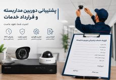 نمونه قرارداد پشتیبانی دوربین مداربسته
